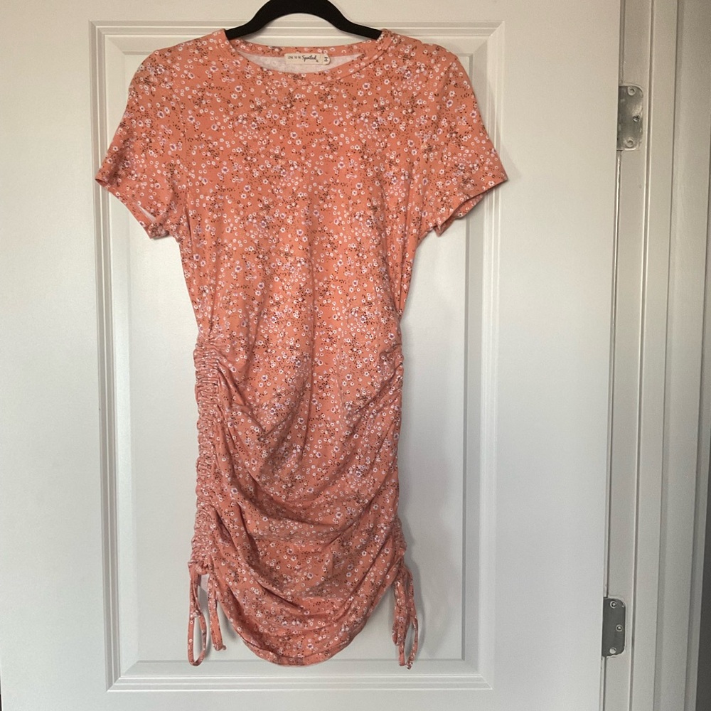 Wild Fable Pink Mini Bodycon Dress Short Sleeve